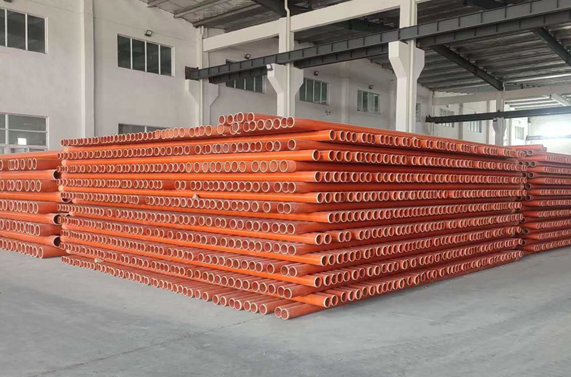 排列整齊的cpvc電力保護管